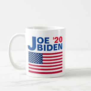 Caneca De Café Joe Biden '20 com bandeira Americana