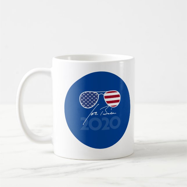 Caneca De Café Joe Biden Aviators 2020 (Esquerda)