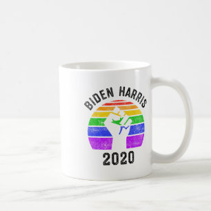 Caneca De Café Joe Biden Kamala Harris 2020 Rainbow Orgulho gay L