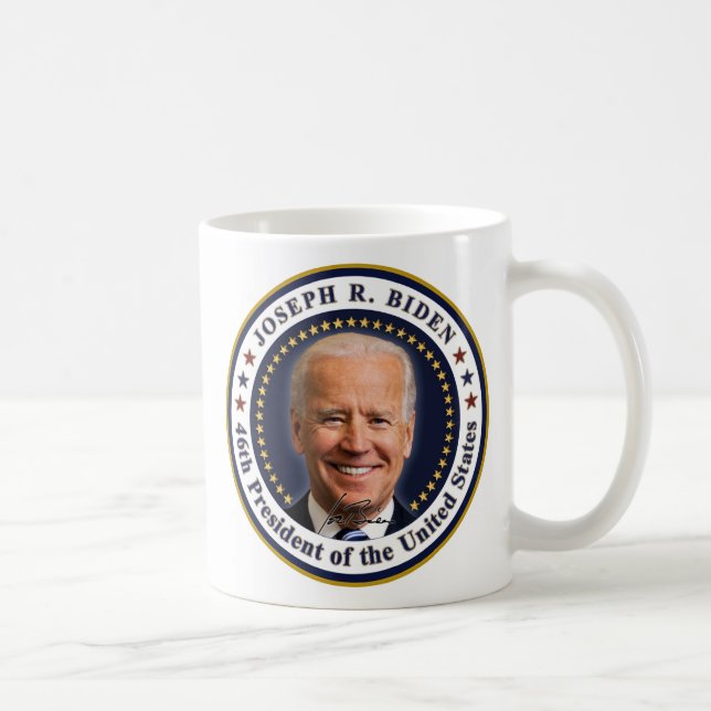 Caneca De Café Joe Biden Presidente Dia da Inauguração Souvenir (Direita)