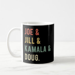 Caneca De Café Joe & Jill & Kamala & Doug I