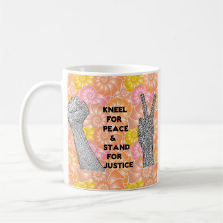 Caneca De Café Joel pela paz e defenda a justiça
