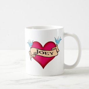 Caneca De Café Joey - t-shirt & presentes feitos sob encomenda do