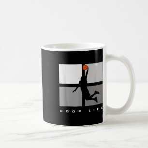 Caneca De Café Jogada de basquete de Hoop Life Men
