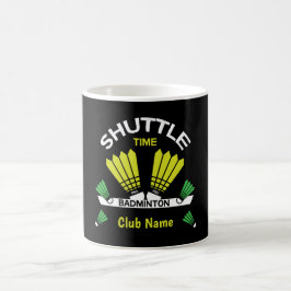 Caneca De Café Jogador Badminton Battledore Esportes