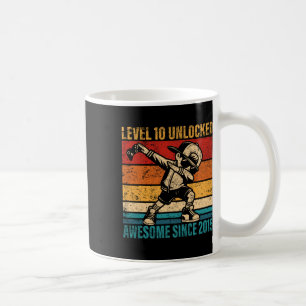 Caneca De Café Jogador de aniversário de 10 anos Dabbing Boy 10th