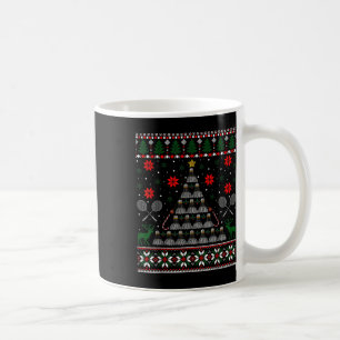 Caneca De Café Jogador de Badminton Gráfico Shuttle - Presente - 