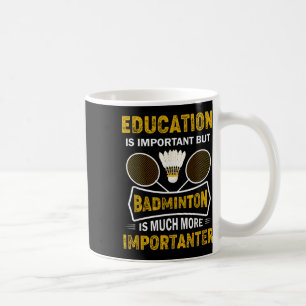 Caneca De Café Jogador de Badminton Lover Badminton Peteca