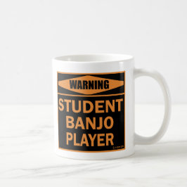 Caneca De Café Jogador de Banjo Estudante Mug de Café