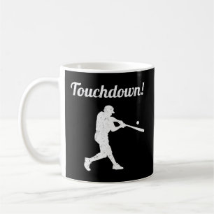 Caneca De Café Jogador de Baseball Touch Down