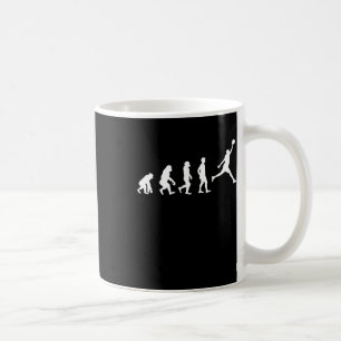 Caneca De Café Jogador de basquete campeão de evolução