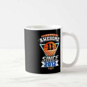 Caneca De Café Jogador De Basquete De Aniversário De 11 Desde 201