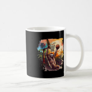 Caneca De Café Jogador de Basquete Sloth da Sketll Nature Slam Du