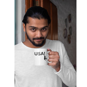 Caneca De Café jogador de basquetebol americano