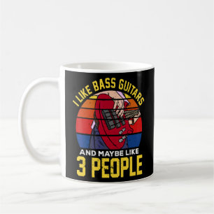 Caneca De Café Jogador De Bass Guitarra 23