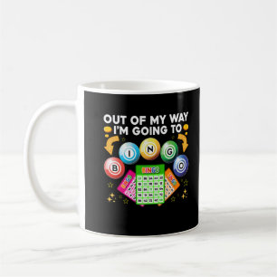 Caneca De Café Jogador de Bingo Engraçado
