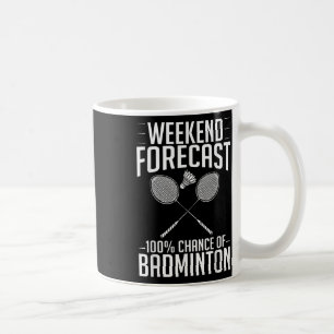 Caneca De Café Jogador de Birdie Racket de Badminton Shuttle