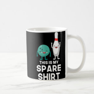 Caneca De Café Jogador de boliche, oferta de split e pino Este é