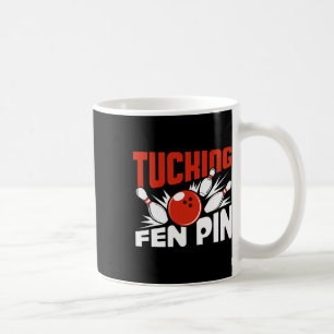Caneca De Café Jogador de Boliches de pinheiro de Tucting Fen