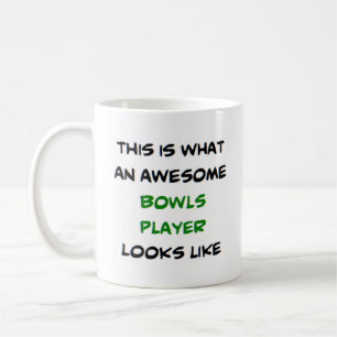 Caneca De Café jogador de boliches, incrível