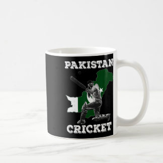 Caneca De Café Jogador de críquete paquistanês masculino