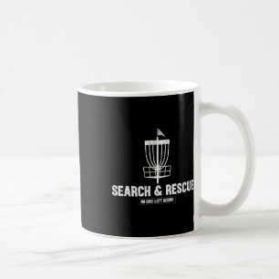 Caneca De Café Jogador de Disc Golf Engraçado Humor Busca e Resga
