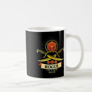 Caneca De Café Jogador de Fantasia Rogue Rpg Cl