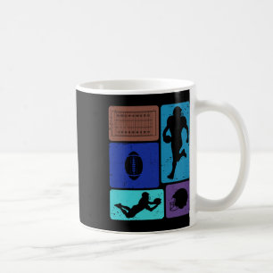 Caneca De Café Jogador de Futebol Americano Divertido Fã de Jogo