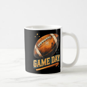 Caneca De Café Jogador de futebol americano do dia do jogo treina