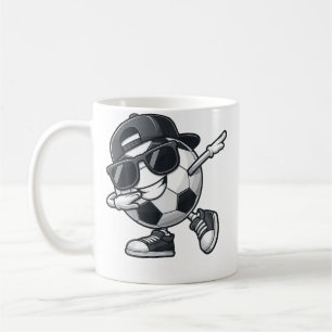 Caneca De Café Jogador de Futebol Dabbing