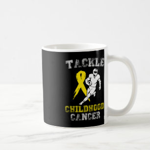 Caneca De Café Jogador de futebol discute a consciência do Cancer