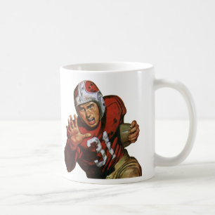 Caneca De Café Jogador De Futebol Do Vintage No. 31