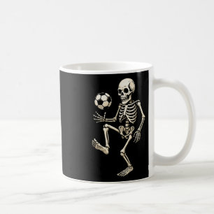 Caneca De Café Jogador de Futebol Esqueleto Futebol Assustador de