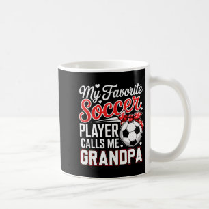 Caneca De Café Jogador de futebol favorito liga para o vovô no di