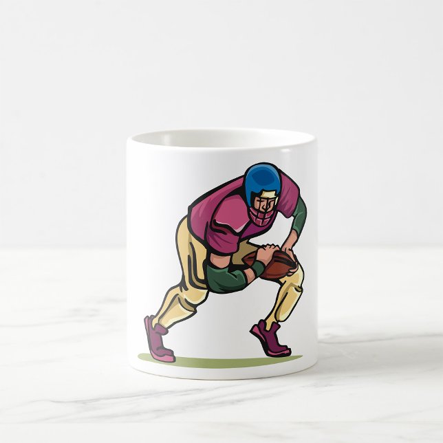 Caneca De Café Jogador de futebol Gridiron (Criador carregado)