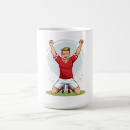 Caneca De Café Jogador de futebol homem