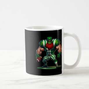 Caneca De Café Jogador de futebol irlandês duende do dia de São P