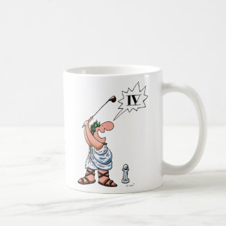 Caneca De Café Jogador de golfe romano--IV