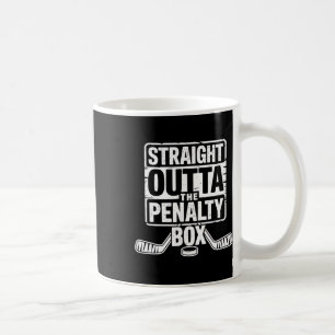 Caneca De Café Jogador de hóquei direto da caixa de penalidade