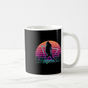 Caneca De Café Jogador de Hóquei em Campo Retro _1