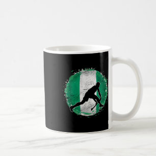 Caneca De Café Jogador de hóquei sobre grama Nigéria Bandeira nig
