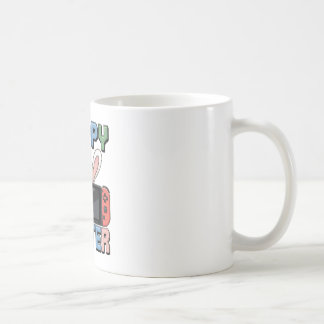 Caneca De Café Jogador de Jogos de Páscoa Coelho de Gaming