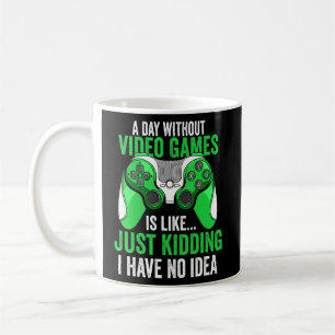 Caneca De Café Jogador De Jogos Um Dia Sem Natal De Videos games