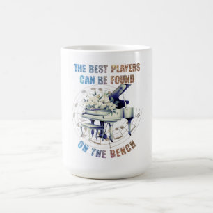 Caneca De Café Jogador de Piano Bonito Melhor na Cotação Bench