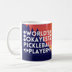 Caneca De Café Jogador de Pickleball mais divertido do mundo