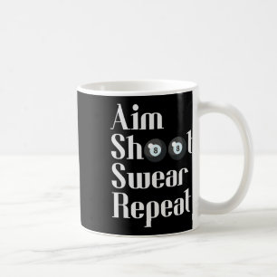 Caneca De Café Jogador de Piscina de 8 bolas engraçado Billiards