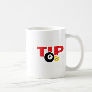 Caneca De Café Jogador De Piscina Engraçado Billiers Para Esconde