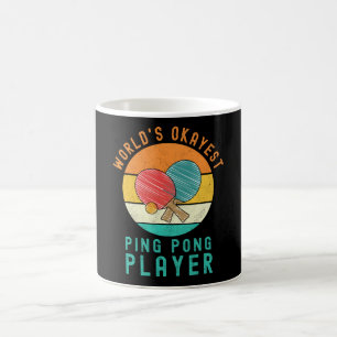 Caneca De Café Jogador de Pong da Okayest do Mundo