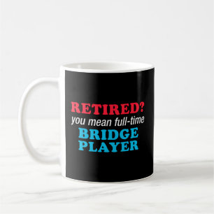 Caneca De Café Jogador De Ponte Aposentado Para Ou