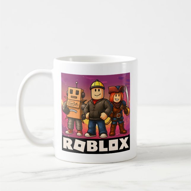 Caneca De Café Jogador de Roblox (Esquerda)